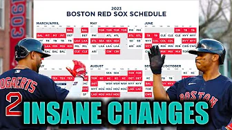 2023 RED SOX SCHEDULE RELEASED!! (What you Need to Know) thumbnail