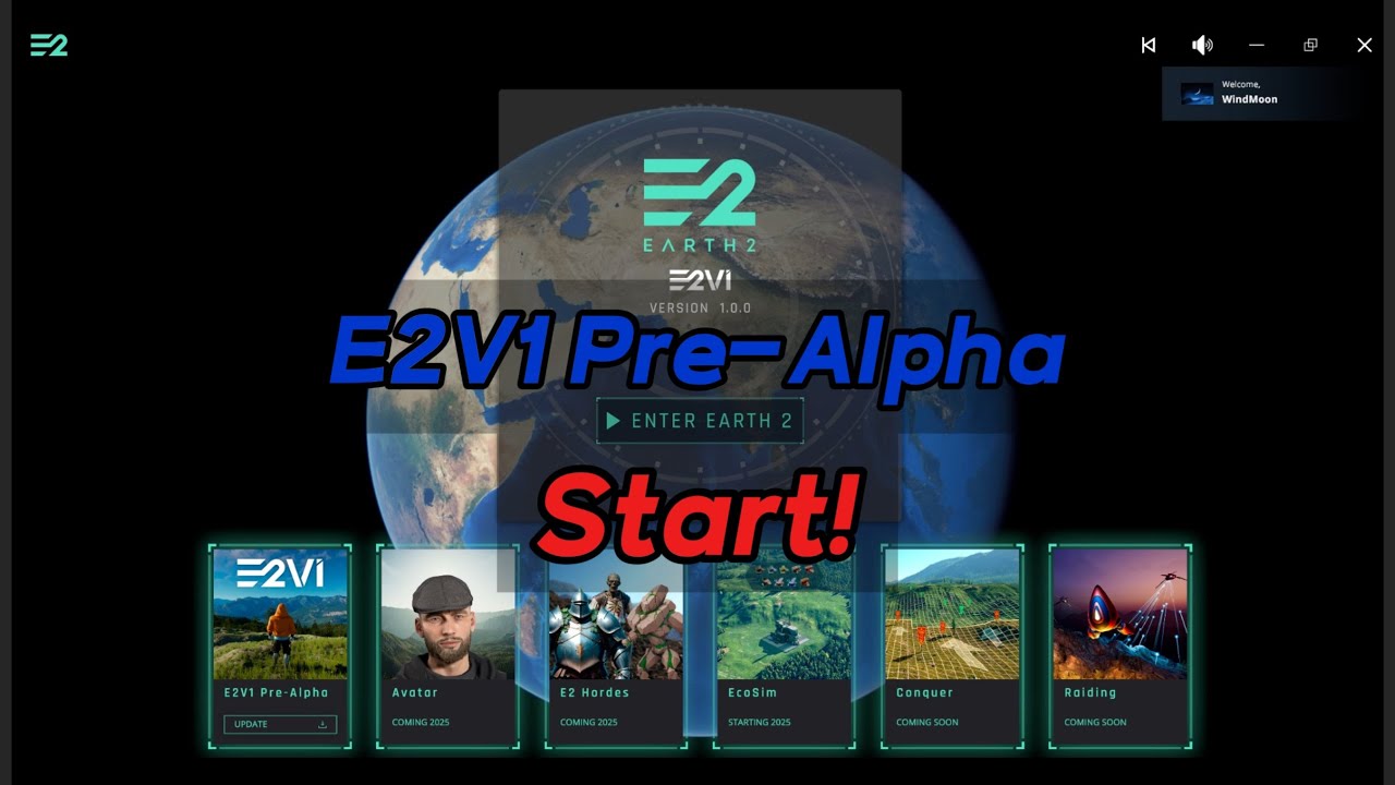 어스2(Earth2) E2V1 Start! 