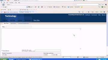 How to create a Blogger account (urdu)?