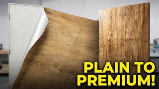 Rough Sawn Oak Slab Door Wrap