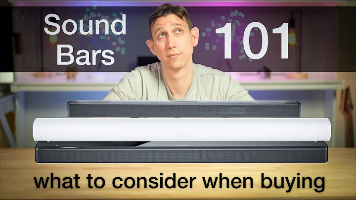 Sound bars 101: What to consider when buying