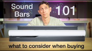 Sound bars 101: What to consider when buying