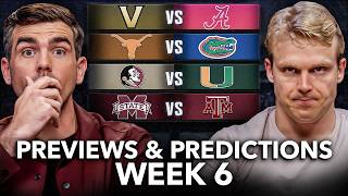 College Football Week 6 PREDICTIONS w/ On3’s J.D. PicKell | Alabama v Vanderbilt, FSU v Miami
