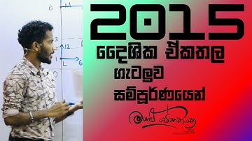 2015 Advanced Level Vectors And Coplaner forces |දෛශික හා එකතල බල පද්ධති ගැටලුව #maheshsenanayake