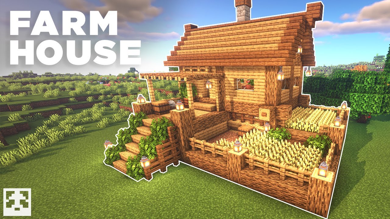 Minecraft | Farm House Tutorial | Easy! - YouTube