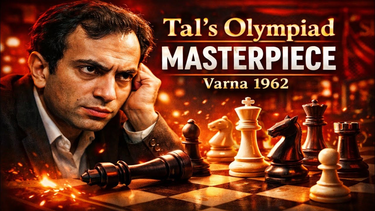Mikhail Tal 🇱🇻 vs Hans-Joachim Hecht 🇩🇪 | 1962 Chess Olympiad in Varna, Bulgaria
