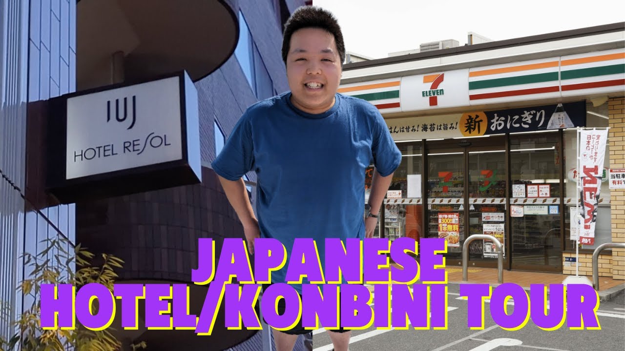 Hotel Resol Ueno Small Room Tour and 7/11 + Family Mart Tour!