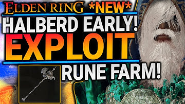 Elden Ring - DRAGON HALBERD! 1 MILLION RUNES! NEW Rune Farm! EASY! Exploit! Early Game! PATCH 1.04!