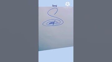 Suraj stylish signature| s letter signature #suraj sign #calligraphy #ytshorts #viral #sign#s#letter