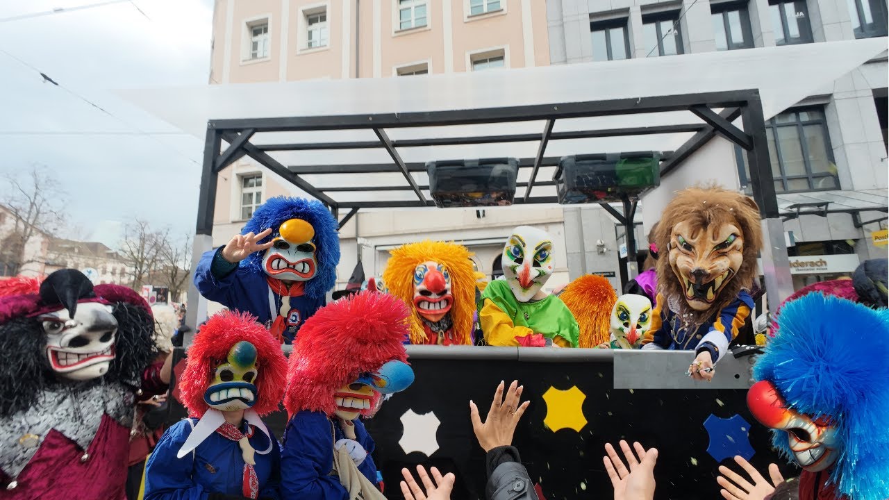 Basler Fasnacht 2025: Attacked by Gang of Creepy Masked Kids 🇨🇭