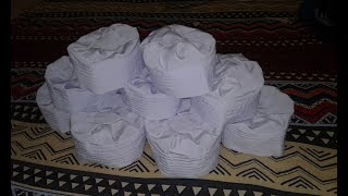 Membuat kopiah haqqani dengan mudah