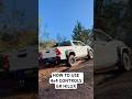 How to use your 4WD controls in a Toyota HiLux GR Sport #offroad #4wd #hilux