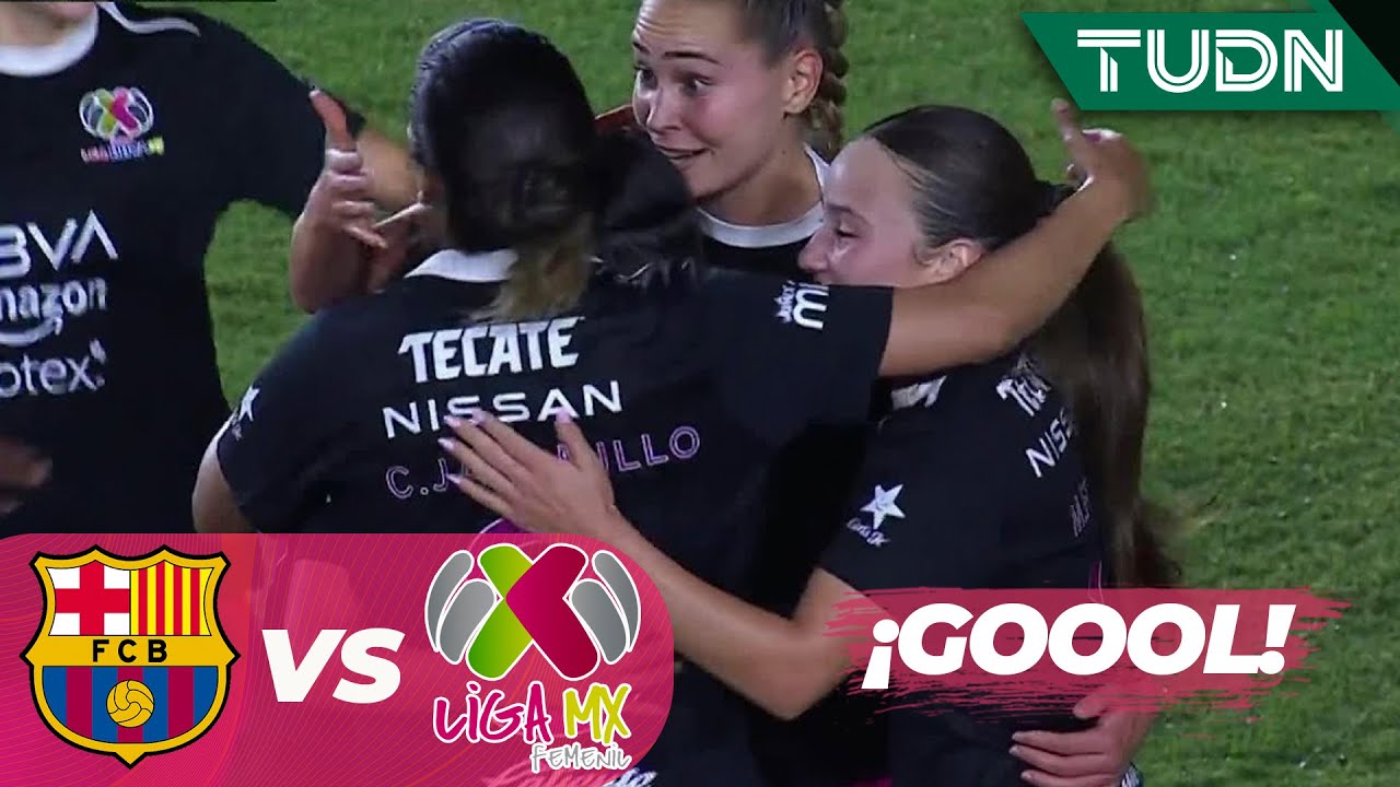 ¡Qué GOLAZO de Irene Guerrero! | Barcelona 2-2 Liga MX Femenil | Juego de Estrellas 2025 | TUDN