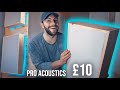 Pro Acoustic Panels DIY how to make Cheap! + Acoustic Treatment Basics for a Pro or Home Studio