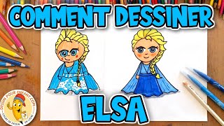 Comment dessiner ELSA facilement étape par étape