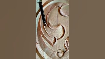 Master Craftsman Carving Stunning Patterns on Wood | Mesmerizing Chisel Art #shorts