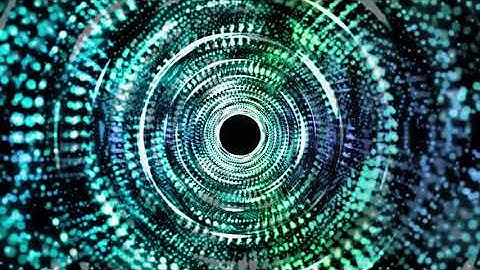 blue tunnel zoom circle loop animation - Download Stock Footage