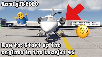 Aerofly FS 2020 How to: Start up the Learjet 45 Cold and Dark