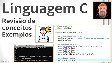 Revisão de algoritmos e linguagem C (Aula Completa)