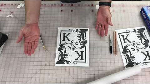 Screen Printing - Paper Stencil - Cutting