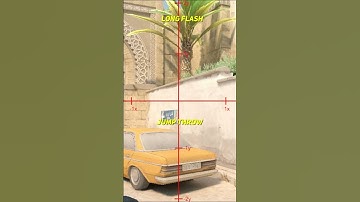 Long Flash On Dust 2 CS2 #shorts #cs2