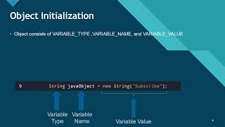 Object Initialization