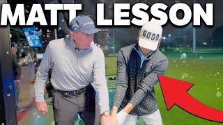 Matt Scharff Gets a Lesson From Legendary Coach David Leadbetter