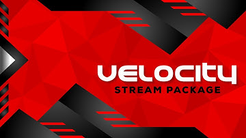 Animated Stream Overlay Package Velocity | Stream Designz