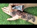beautiful😍easy mehndi designs for front hand || Instant Neha mehndi cone || @mehndiartistkhusboo ✋👌