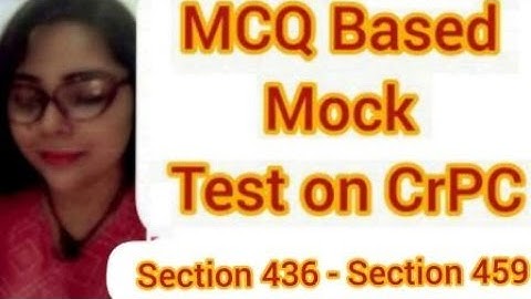 Mock Test on CrPC | Section 436 - 459 #crpc #judiciary #mocktests #importantquestionsipc #rjs