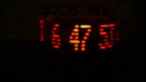 Microchip pic 16c84 16f84 LED propeller clock