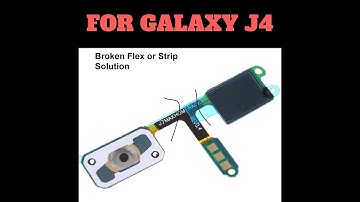 Samsung J4 home button /back button Broken flex/strip solution/All samsung models