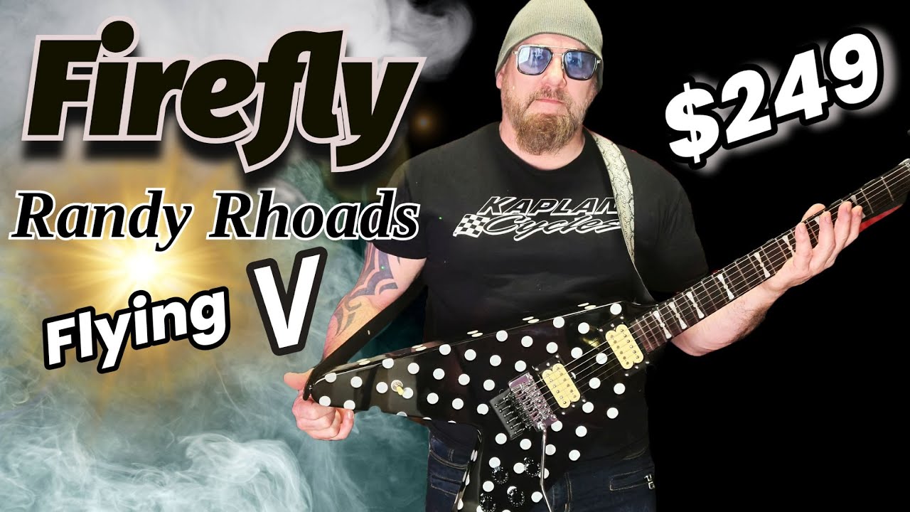 Что делает эту гитару Randy Rhoads Polka Dot Flying V такой особенной?