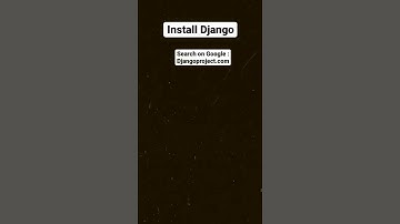 Django installation | How to install Django | #Shorts  #programming #django