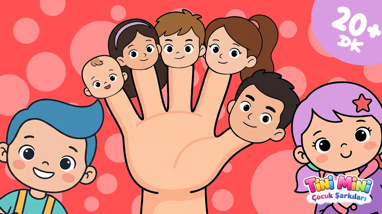 En sevilen çocuk şarkısı: Parmak Ailesi 👶 Minikler için eğlenceli şarkılar #tinimini #çocukşarkıları