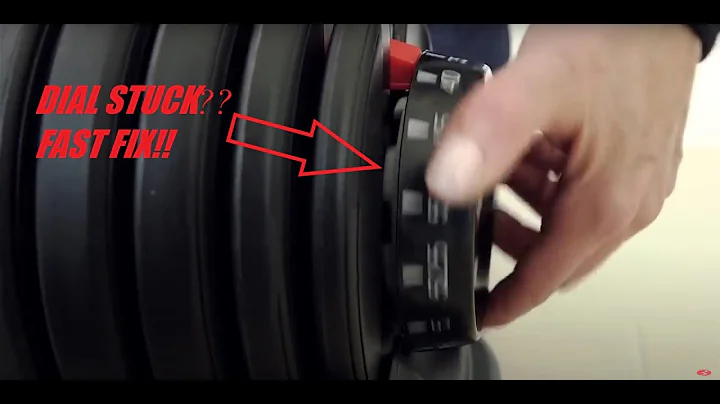 Bowflex Adjustable DumbbellsFITPro and others Fix Dial Stuck