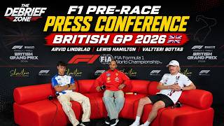 F1 Pre-Race Press Conference | British GP 2026 | Lewis Hamilton, Valtteri Bottas & Arvid Lindblad