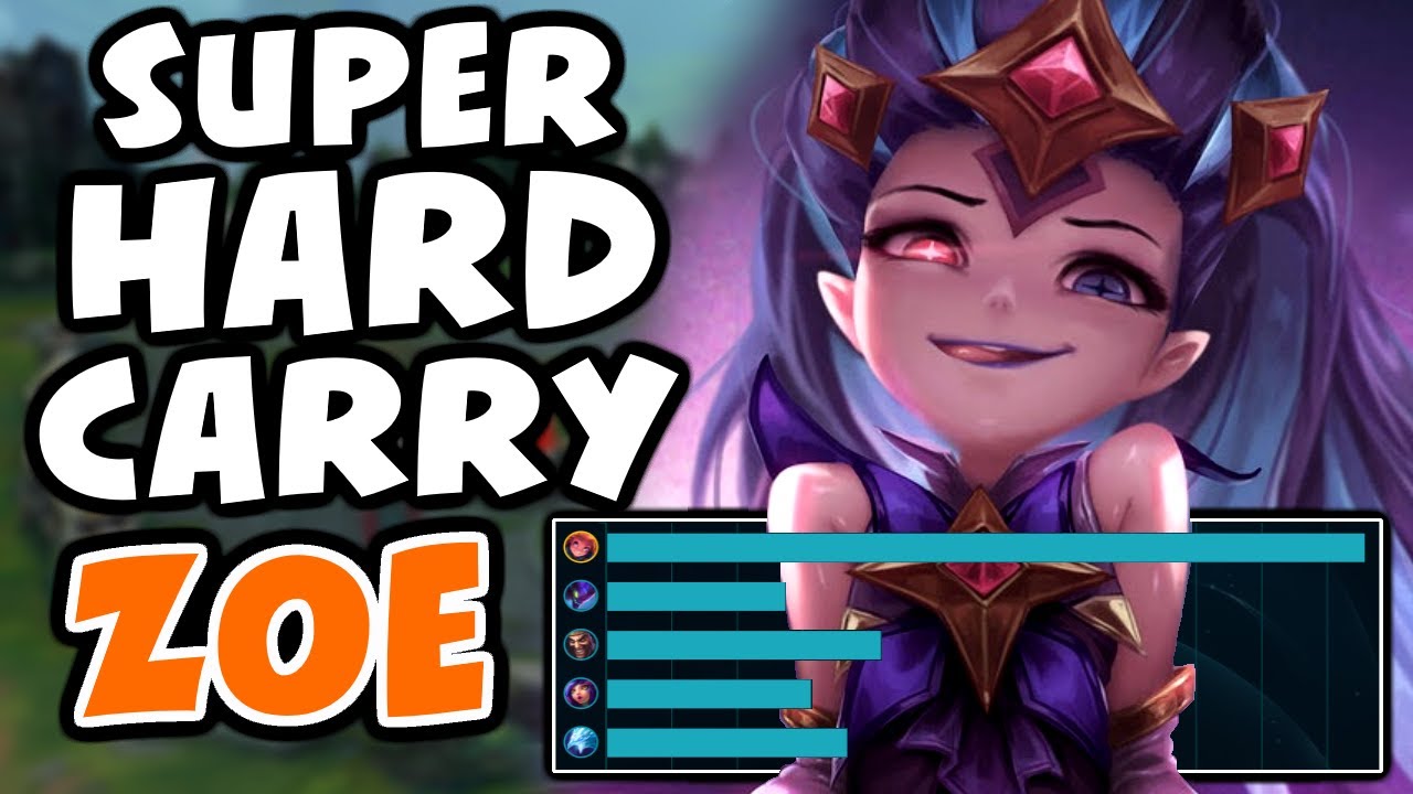 One of my BEST HARD CARRY ZOE games in HIGH ELO, whole game is