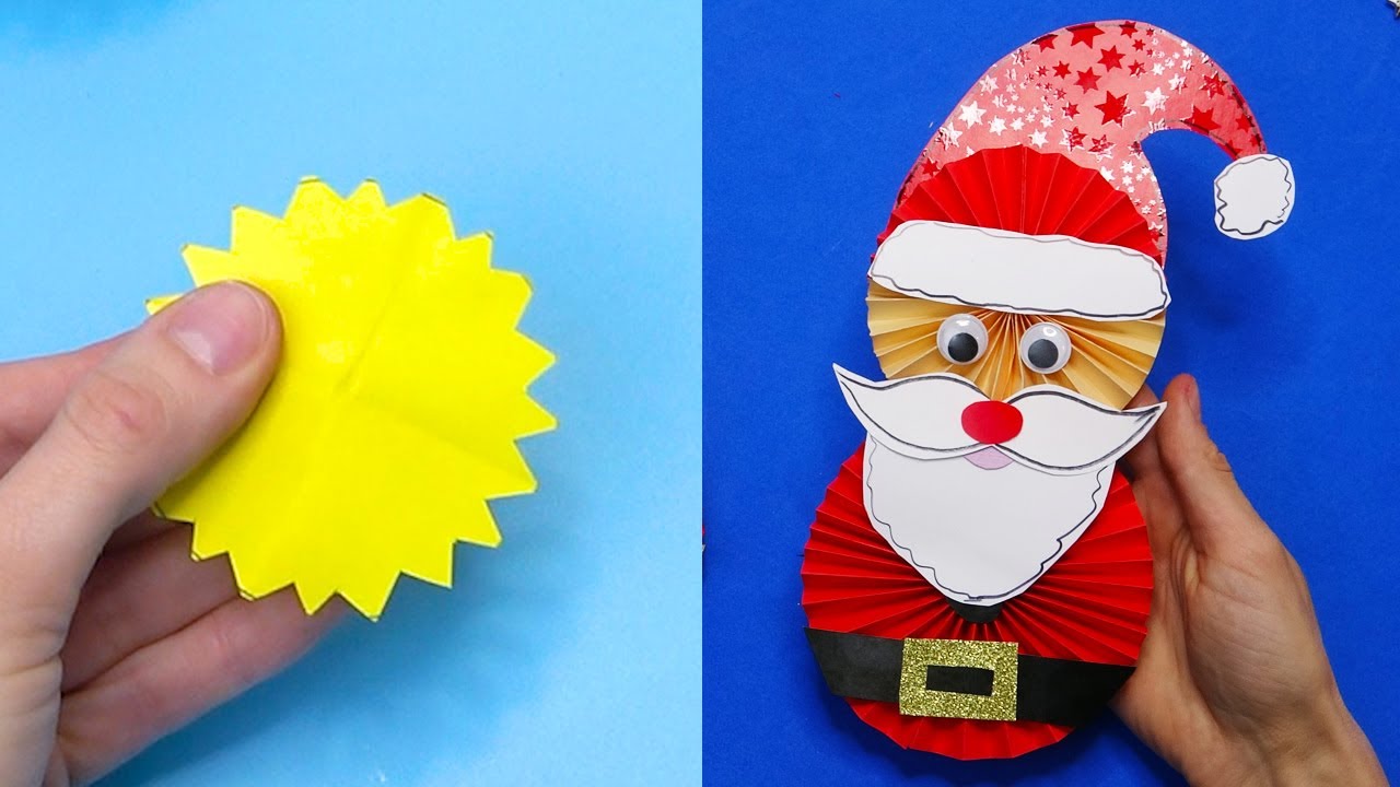 27 DIY christmas Easy paper crafts 5 minute crafts christmas - YouTube
