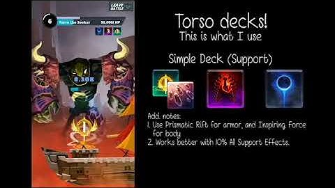 Tap Titans 2 Clan Raid - Torso Decks
