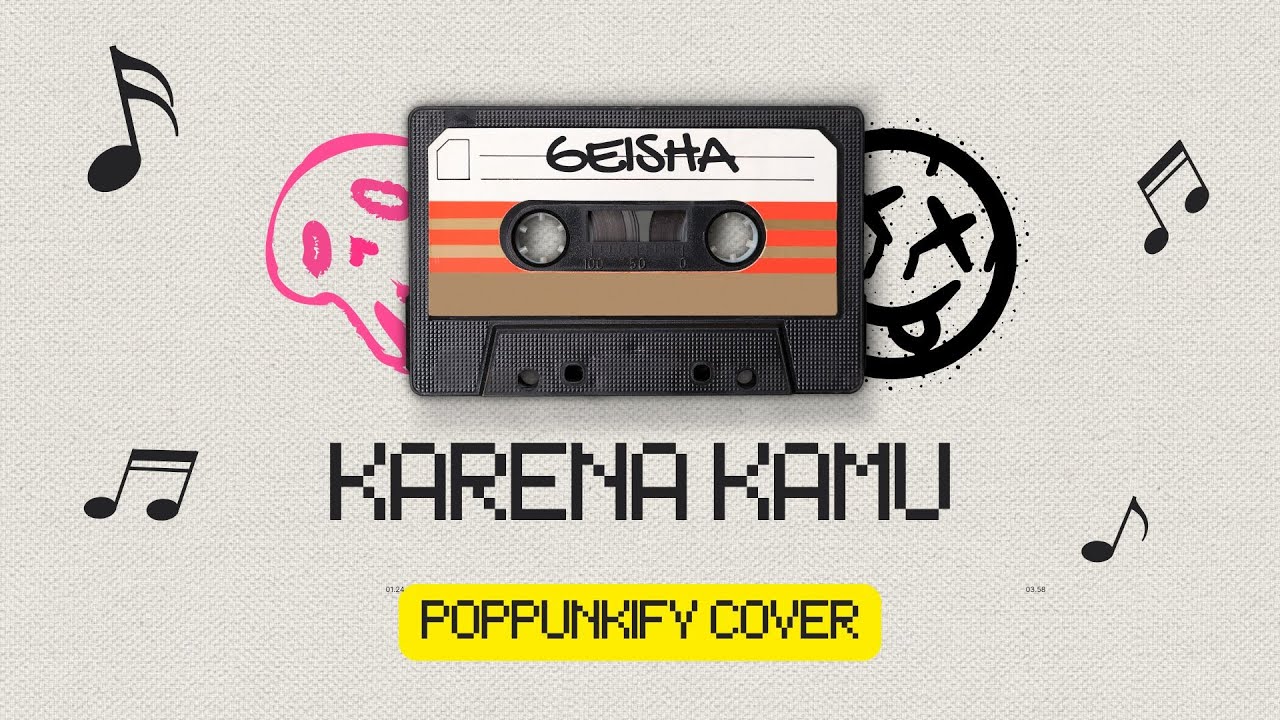 Geisha - Karena Kamu | Pop Punk Cover (Lyric Video)
