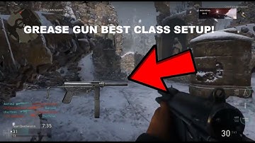 BEST GREASE GUN CLASS SETUP IN COD WWII! - WWII CLASS SETUPS #1 -