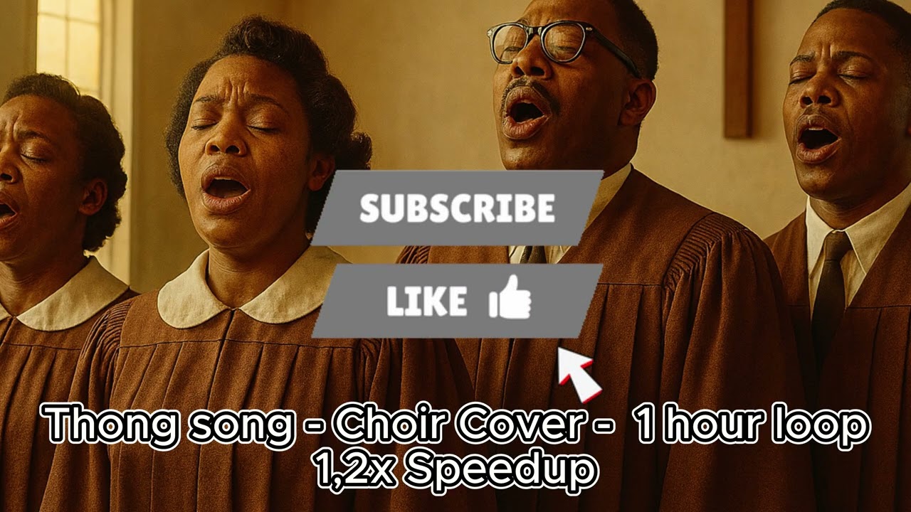 Sisqo & AltVerse - Thong Song - 1 hour loop 1.2x Speed  (1950's Motown Choir Cover [TikTok trend]