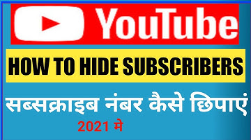 How to Hide Subscribers on Youtube 2021 | Hide Youtube Channel Subs Count on Android