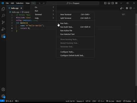 Hello World in C++ - Your First Program.