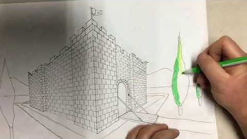 2 POINT PERSPECTIVE: CASTLE