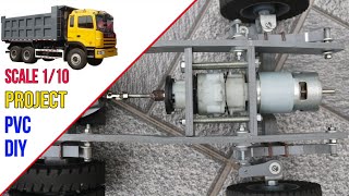 How to make a beautiful truck model with PVC #6 2-speed gearbox