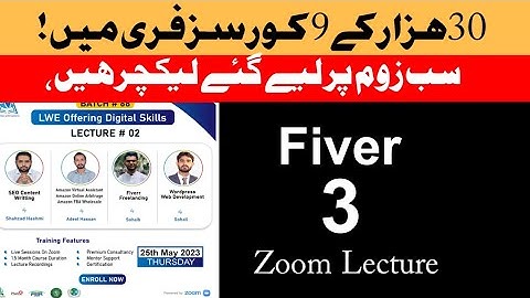 Batch#67 Lect#03  Fiverr Freelancing By Sir Sohaib Powered By LWE