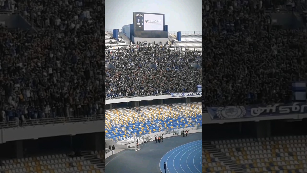 شاهد حضور ألترا هيركوليس بملعب ابن بطوطة قبل المباراة و لحظة دخول لاعبي الفريق الخصم للإحماء 🇪🇪🇪🇪🔥