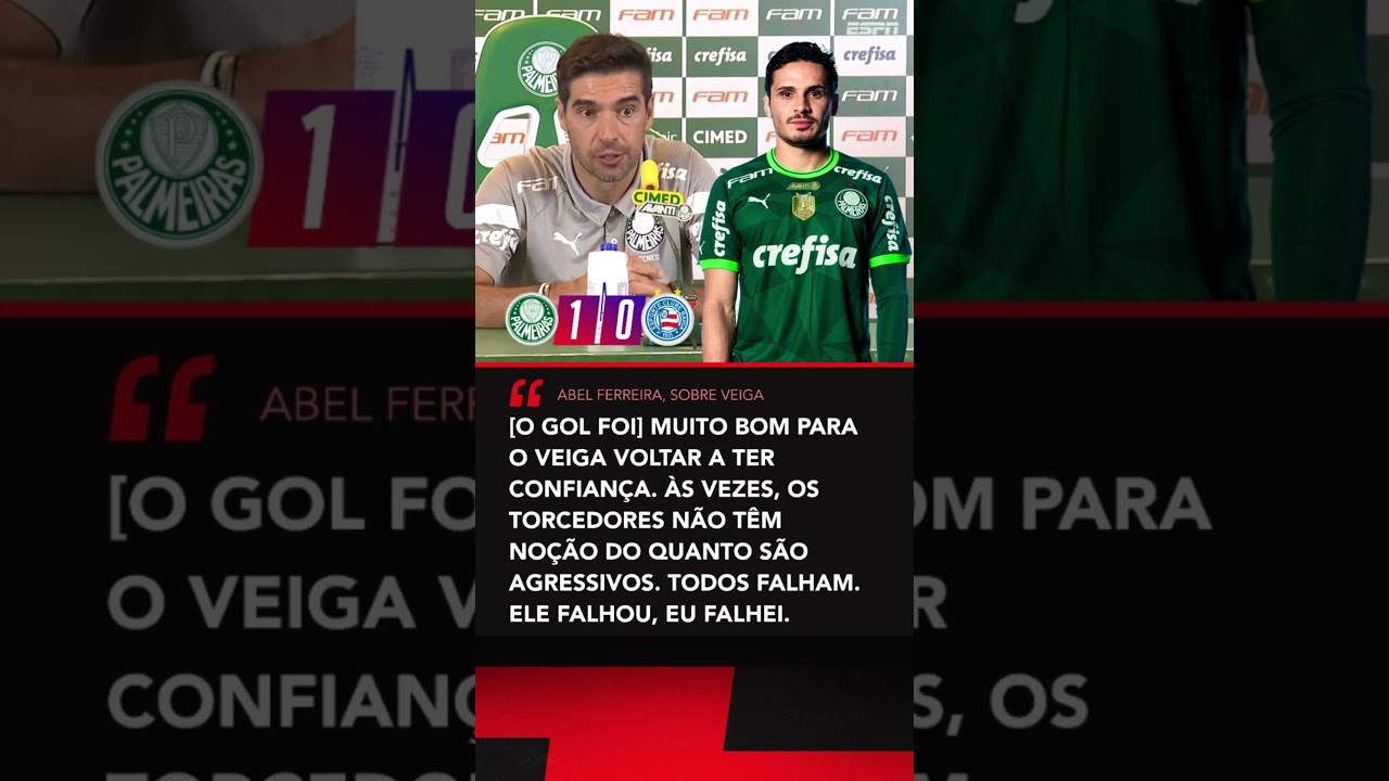 Olha o que o Abel Ferreira falou sobre o VEIGA #shorts